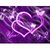 Dream Purple Love Heart 5D Diy Diamond Painting Kits UK VM90929