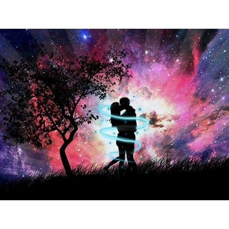 2019 Dream Landscape Sky Lover Portrait 5d Diy Diamond Painting Kits UK VM8148