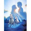 Romantic love Dream Series Running Horse Diamond Painting Kits UK AF9206