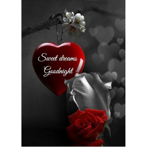 2019 New Red Love Heart 5D DIY Embroidery Cross Stitch Diamond Painting Kits UK NA0726