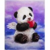 Oil Painting Style Full Drill Panda 5d Diy Diamond Painting Kits UK NA0419