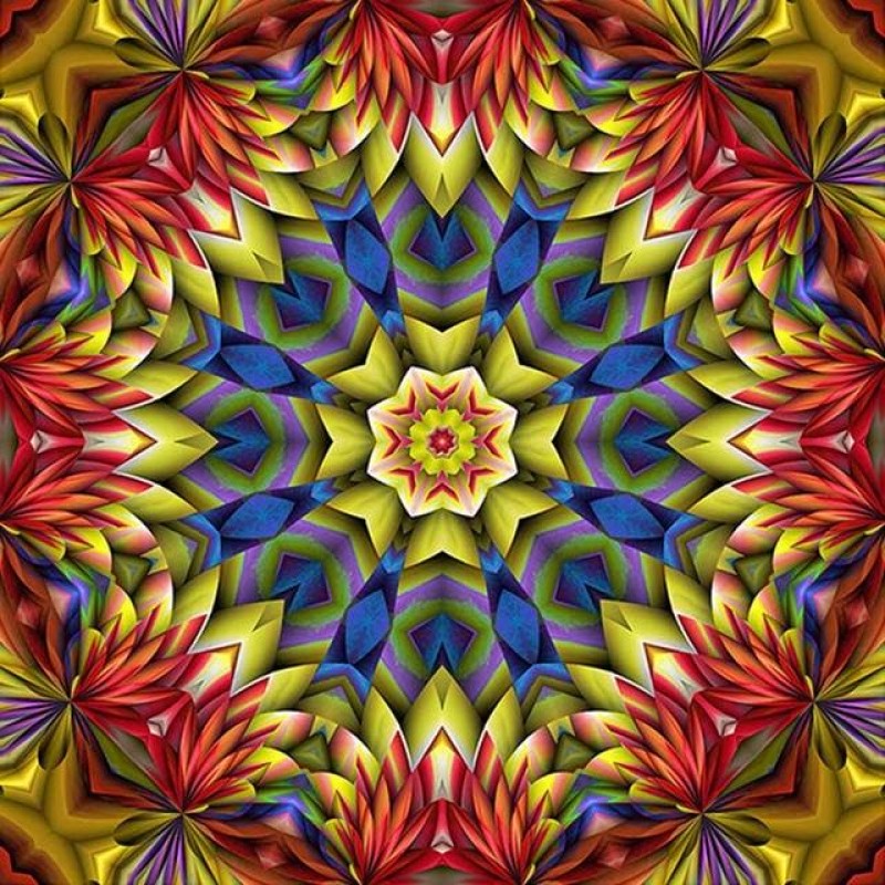 Abstract Mandala Pat...