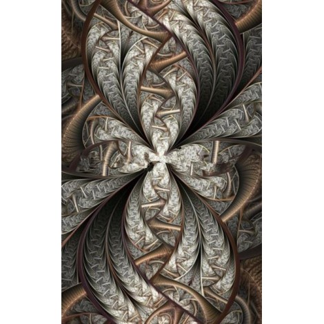 Modern Art Hot Abstract Flower Pattern 5d Diy Diamond Painting Kits UK VM9964