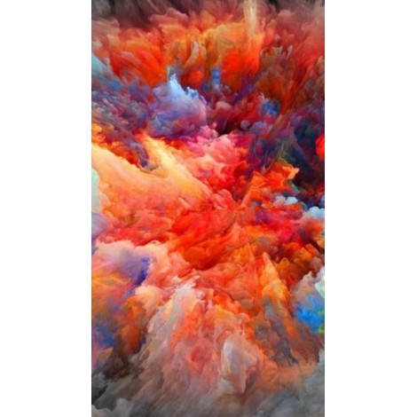 Dream Colorful Cloud Abstract Pattern 5d Diy Diamond Painting Kits UK VM9970