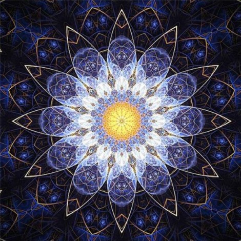 Modern Art Styles Full Square Canvas Abstract Mandala 5d Diy Diamond Painting Kits UK VM8646