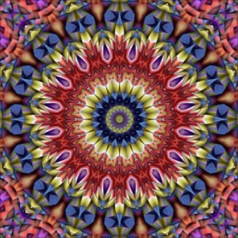 Modern Art Canvas Painting Abstract Mandala Pattern 5d Diy Diamond Painting Kits UK VM8651