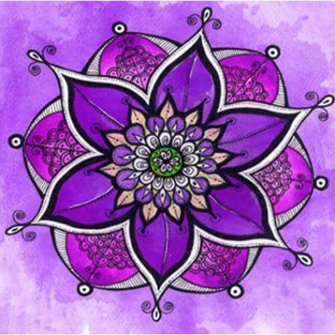 Circular Modern Art Mandala Rhinestone 5d Diy Diamond Painting Kits UK VM20529