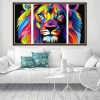 Multi Panel Lion Embroidery 5D DIY Full Drill Diamond Painting Kits UK QB6428