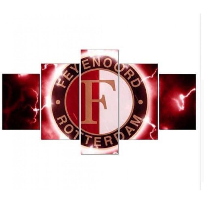5pcs Football Logo M...