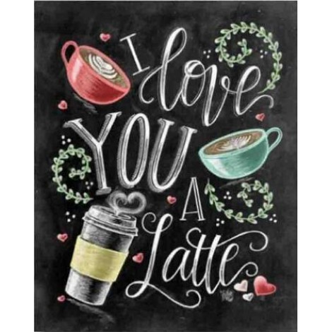 Pattern Blackboard Embroidery Mosaic Cross Stitch VM92198