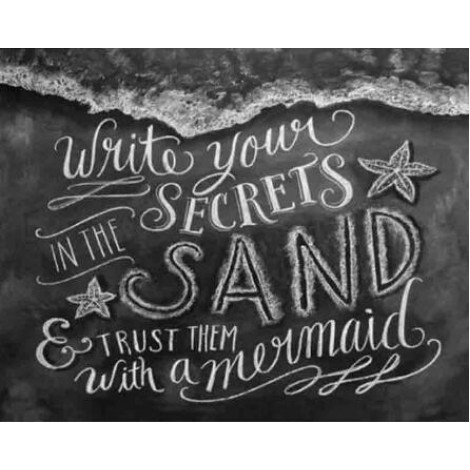 2019 Beach Blackboard Mosaic Cross Stitch 5D DIY Diamond Painting Kits UK VM90058