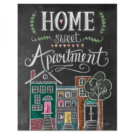 Cartoon Blackboard Full Drill 5D DIY Diamond Painting Kits VM90702