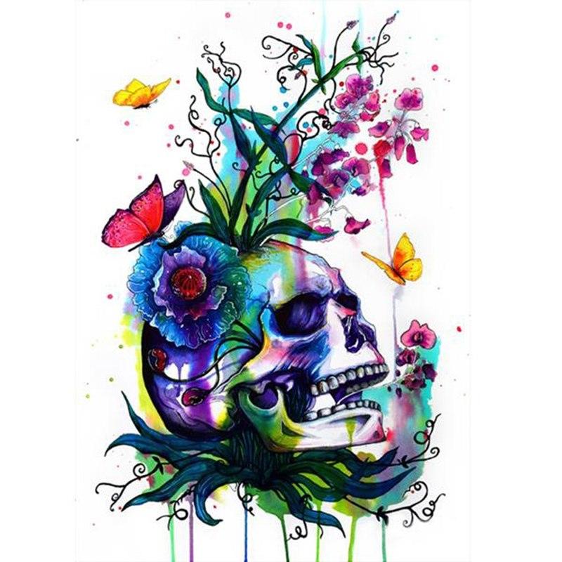 Skull Embroidery Mos...