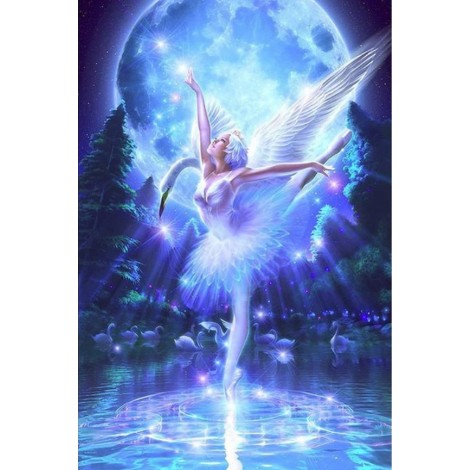 New Best Fairy Portrait Pattern Diy 5d Full Diamond Painting Kits UK QB52892