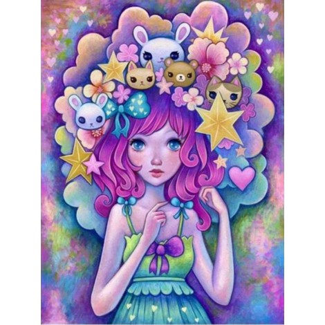2019 Best Dream Cartoon Princess Pattern Diy 5d Full Diamond Painting Kits UK QB5933