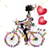 Hot Sale 5D DIY Diamond Painting Bicycle Beauty VM91053