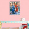 Winter Boy And Girl Portrait 5d Diy Embroidery Diamond Painting Kits UK QB8131