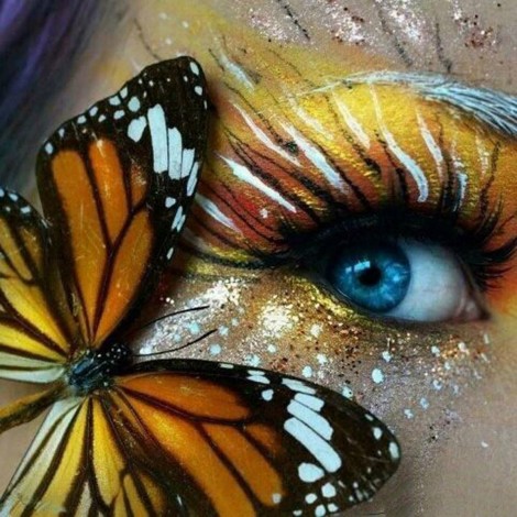Dream Butterfly Eye  5D Diy Diamond Painting Kits UK VM90865
