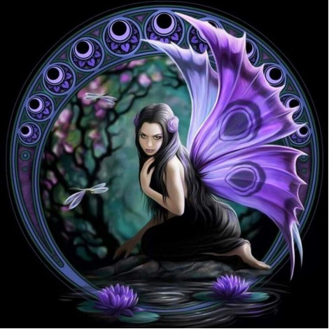 New Arrival Fairy Pattern 5d Diy Diamond Painting Kits UK QB8027