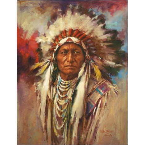 2019 New Hot Sale Indian Soldier Portrait Diy 5d Crystal Diamond Painting Kits UK VM29966