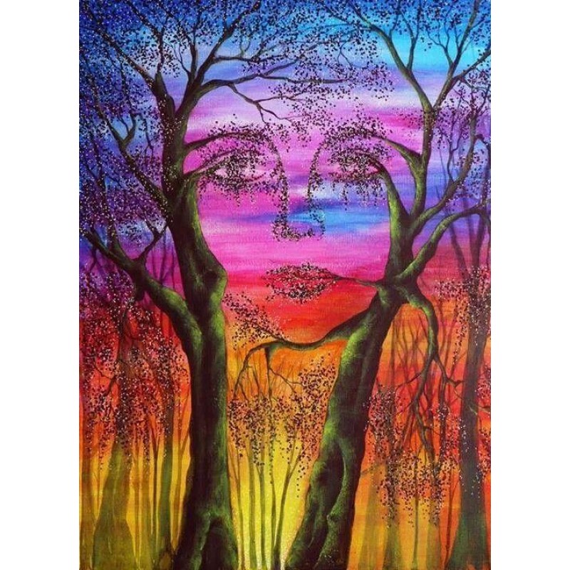 Landscape Lady Face ...