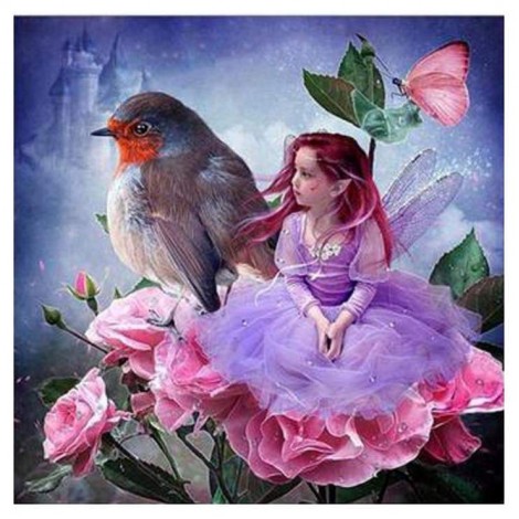 2019 New Fairy Portrait Pattern Diy 5d Full Diamond Painting Kits UK QB5940
