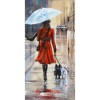 Girl Walk Dog 5D Diy Diamond Painting Kits UK Cross Stitch Mosaic Art VM91039