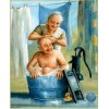 2019 Oil Painting Style Old Couple Diy 5d Diamond Painting Cross Stitch Kits UK VM3403