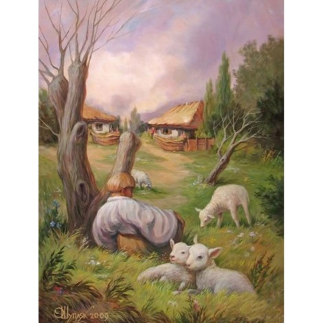 Dream Tree Man Full Drill 5D DIY Diamond Painting Kits UK VM90944