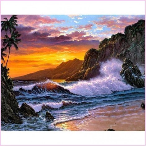 Landscape Sea 5d DIY Diamond Painting UK KN80130