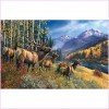 Deer Pattern Family 5d Diy Diamond Painting Kits UK KN80113