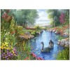 2019 Hot Sale Spring Landscape Swan Home Decor 5d DIY Diamond Painting Kits UK VM8179