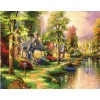 Autumn Series Pretty Colorful Cottage Diamond Painting Kits UK AF9620