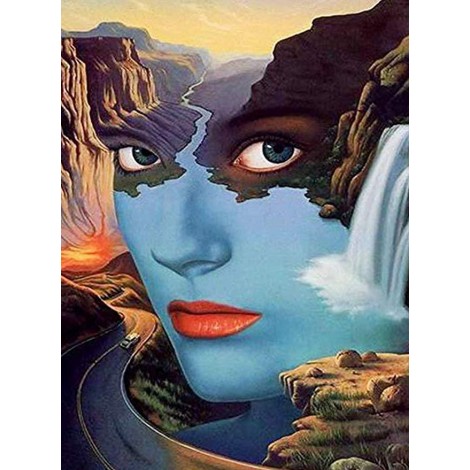 Landscape Mountain Lake Beauty 5d Diy Diamond Painting Kits UK KN80086