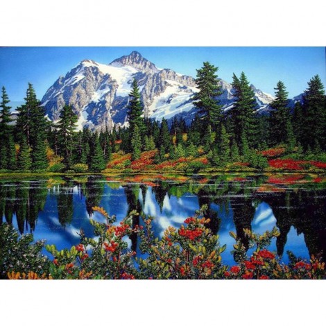 2019 Landscape Mountain Full Drill 5D Diy Diamond Painting Kits Uk VM90194