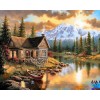 Snow Mountain House 5D DIY Diamond Painting Kits VM92292