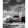 2019 New Hot Sale Lighthouse Seaside Landscape 5d Diy Diamond Painting Kits UK VM9052