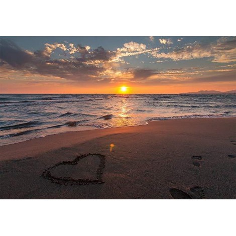 Landscape Natural Beach Sunset 5d Diy Diamond Painting Kits UK KN80055