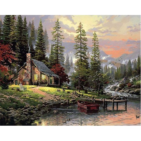 Autumn Scenery Full Drill 5D Diy Diamond Painting Kits Uk VM90549
