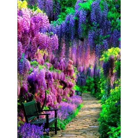 Hot Sale Colorful Trees In The Park Diamond Painting Kits AF9578