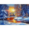 2019 Wall Decoration Snowy Forest In Winter 5d Diy Diamond Painting Kits UK VM7628