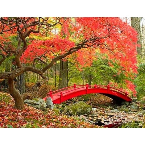 2019 New Hot Sale Autumn Forest Diy 5d Crystal Diamond Painting Kits UK VM93031