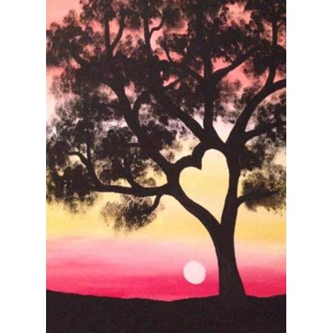 Popular Wall Decoration Modern Art Styles Trees Diamond Painting Kits Af9602