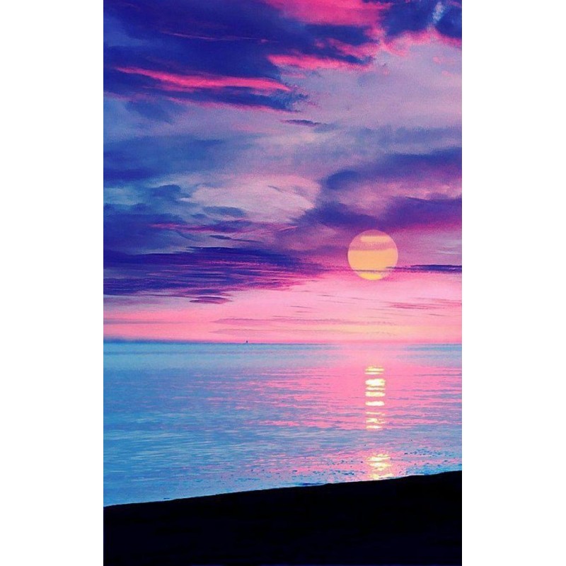 Pink Sky Landscape E...