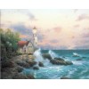 2019 Oil Painting Style Lighthouse Wall Decor Diy 5d Diamond Painting Kits UK VM20214