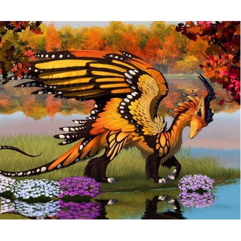 Cartoon 5D DIY Diamond Painting Dragon Embroidery VM90581