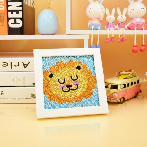 DIY Special Drill Diamond Painting for Kids With Frame KID90037