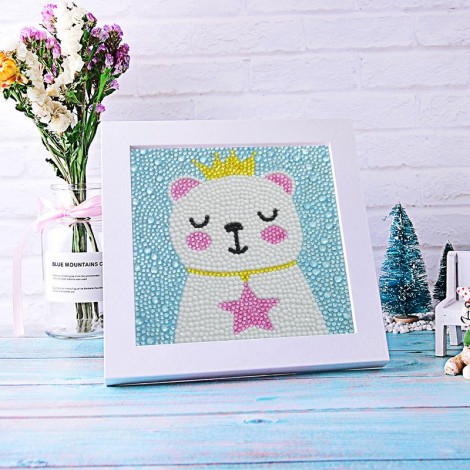 DIY Special Drill Diamond Painting for Kids With Frame KID90007