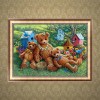 Kids Gift Cartoon Styles Three Teddy Bears Diamond Painting Kits UK AF9705
