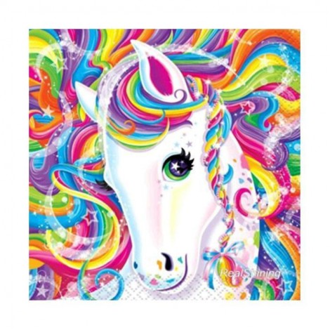 Fantasy Dream Popular Colorful Unicorn Diy 5d Diy Diamond Painting Kits UK VM1174
